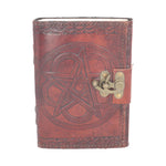 Pentagram Leather Embossed Journal & Lock - 7