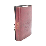 Pentagram Leather Journal w/lock 15 x 21cm - 0