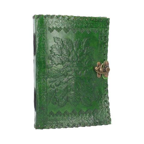 Greenman Leather Journal & Lock 25 x 18cm - 12