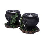 Ivy Cauldron Candle Holder 11cm (Set of 2) - 100