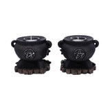 Ivy Cauldron Candle Holder 11cm (Set of 2) - 100