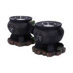 Ivy Cauldron Candle Holder 11cm (Set of 2) - 100