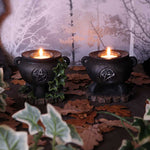 Ivy Cauldron Candle Holder 11cm (Set of 2) - 100