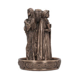 Triple Goddess Backflow Incense Burner 18cm - 52