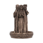 Triple Goddess Backflow Incense Burner 18cm - 52