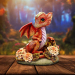 Marigold Flower Dragon 11cm - 0