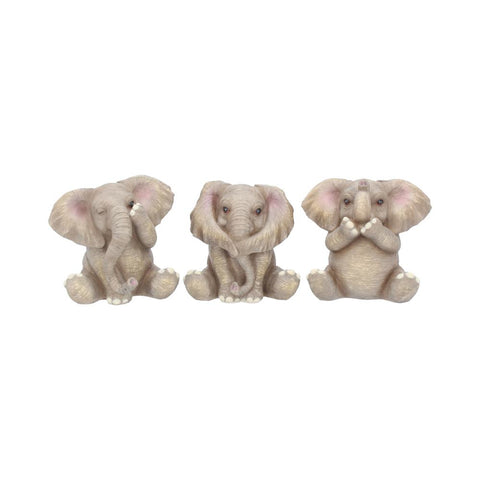 Three Baby Elephants 8cm - 100