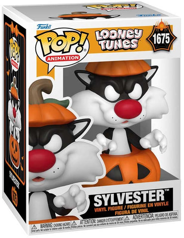 FUNKO POP ANIMATION: LOONEY TUNES HALLOWEEN - SYLVESTER W/PUMPKIN #1675