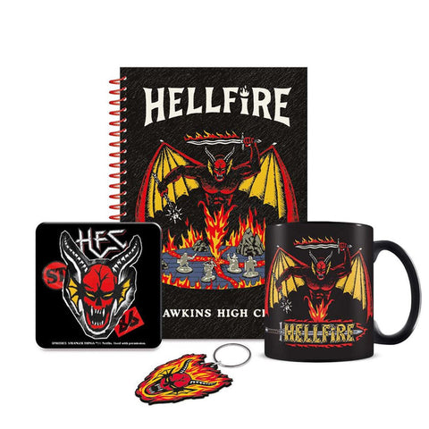Stranger Things (Hellfire Club) Bumper Gift Set (Mug, Coaster, Keychain & Notebook)