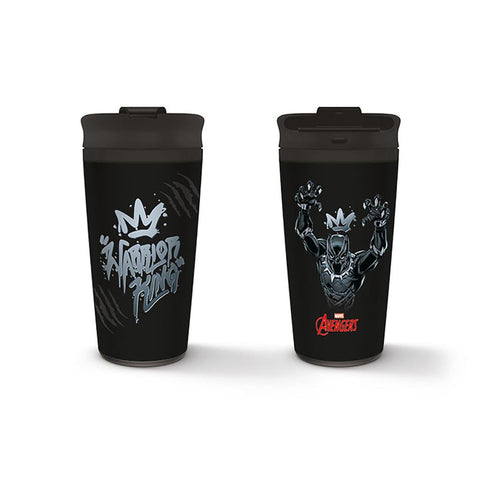Black Panther (Warrior King) Metal Travel Mug