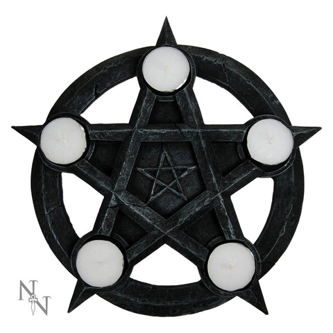 Pentagram Tealights 26cm - 100