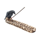 Raven Skull Incense Holder 25cm - 0