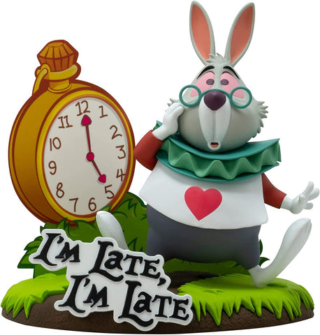 DISNEY WHITE RABBIT FIGURE - Alice in wonderland