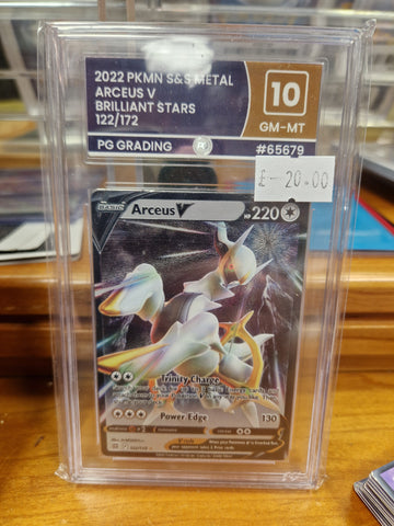 Arceus V Brilliant Stars (Metal) - Grade 10