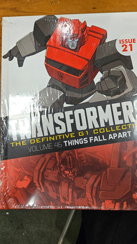 Transformers THE DEFINITIVE G1 COLLECTION volume 46 ISSUE 21 things fall apart