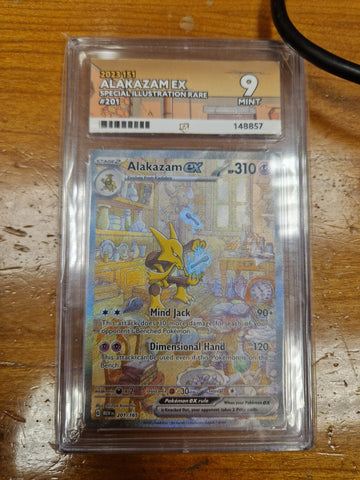 Alakazam EX Special Illustration Rare 201 Grade 9