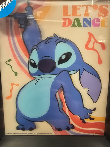 LILO & STITCH (LETS DANCE) 3D LENTICULAR PRINT (FRAMED)
