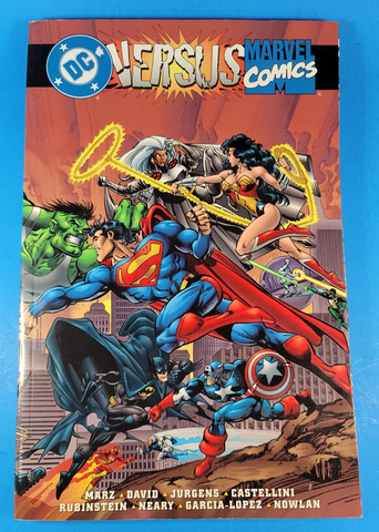 Have one to sell? Sell it yourself DC Versus Marvel Comics 1st Print 1996 TPB Soft Cover Graphic Novel David Marz