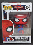 Marvel Into the Spider-Verse Peter Parker (404) Funko Pop with protector