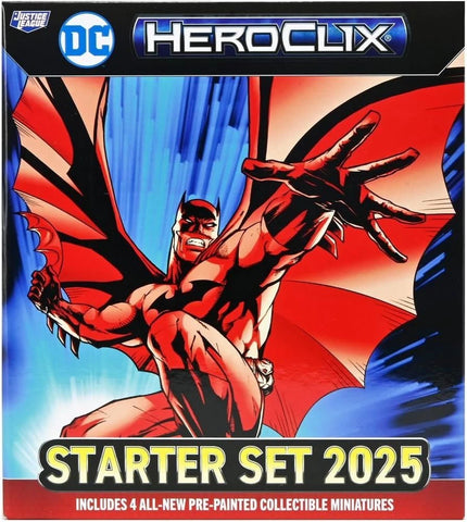 DC HEROCLIX STARTER SET 2025 MINIATURE GAME