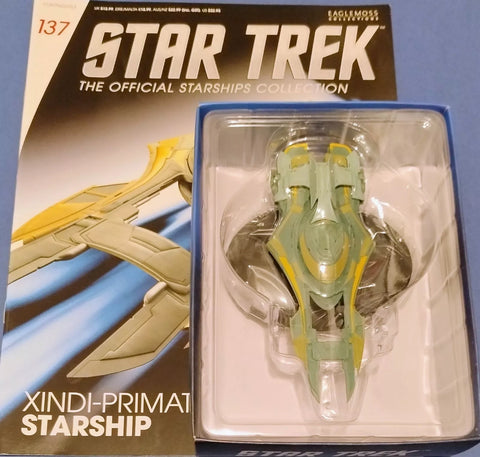 Eaglemoss Star Trek Xindi Primate Starship from Enterprise Series New with Mag