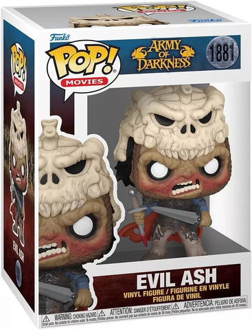 ARMY OF DARKNESS - EVIL ASH 3.75" POP MOVIES VINYL FIGURE FUNKO 1881
