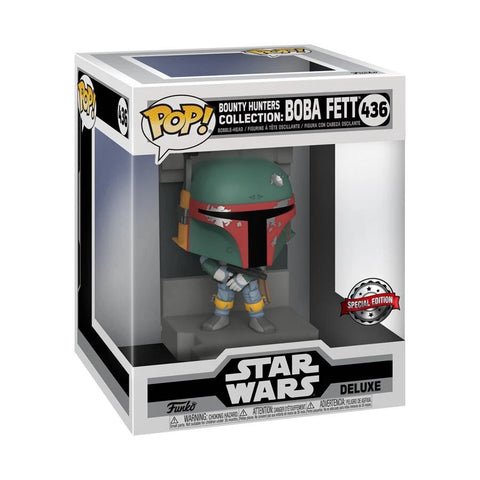 Boba Fett Bounty Hunters Deluxe Diorama Funko Pop Vinyl RS #436 Star Wars