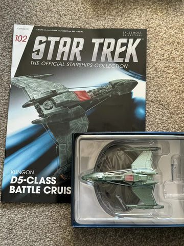 Eaglemoss Star Trek Starships - #102: KLINGON D5-CLASS BATTLE CRUISER