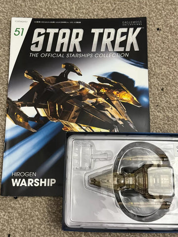 Eaglemoss Star Trek Starships - #51: Hirogen Warship