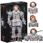 NECA IT Well House Pennywise Clown 2017 Ultimate 7" Action Figure 1:12 Scale