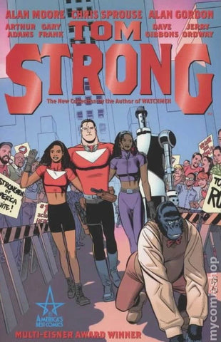Tom Strong Book 1 TPB (2000) VF+ Alan Moore, Arthur Adams