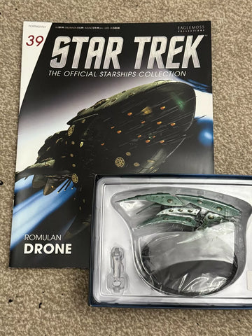 Eaglemoss Star Trek Starships - #39: Romulan Drone