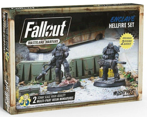 Fallout Wasteland Warfare: Enclave Hellfire Set