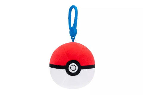 Pokemon 3.5 Inch Clip on Plush - Pokeball