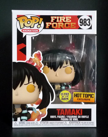 Funko Pop! Fire Force Tamaki Glow In The Dark Hot Topic Exclusive #983