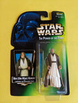 Star Wars POTF 2 Obi-wan Kenobi 5 Back Green Kenner MOC 1998 Japanese Back