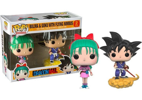 Bulma & Goku with Nimbus Dragonball Z POP! Animation 2-Pack #2 Vinyl Figur Funko