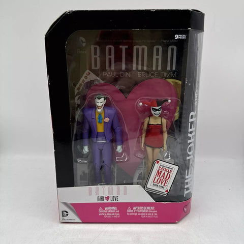 Batman The Animated Series Mad Love Joker Harley Quinn Action Figure & Comic Set