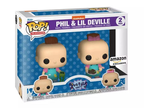 Funko POP! Television: Rugrats - Phillip DeVille - 2 Pack Phil & Lil