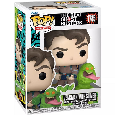 The Real Ghostbusters Venkman and Slimer POP Vinyl Figure #1785 Funko New