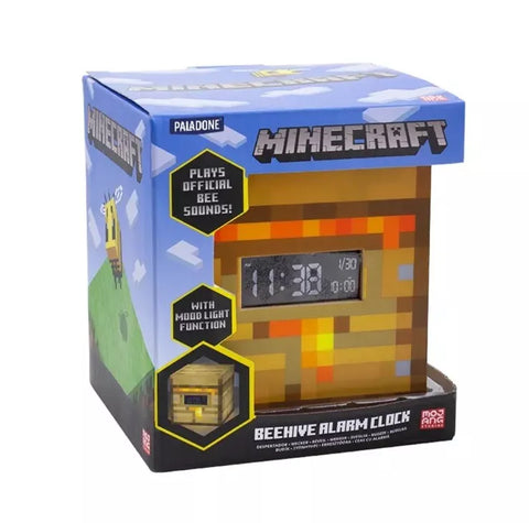 Minecraft Beehive Alarm Clock Digital Paladone Mood Light