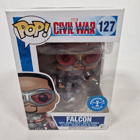 Funko POP Vinyl Marvel Civil War Falcon 127 Exclusive Figure