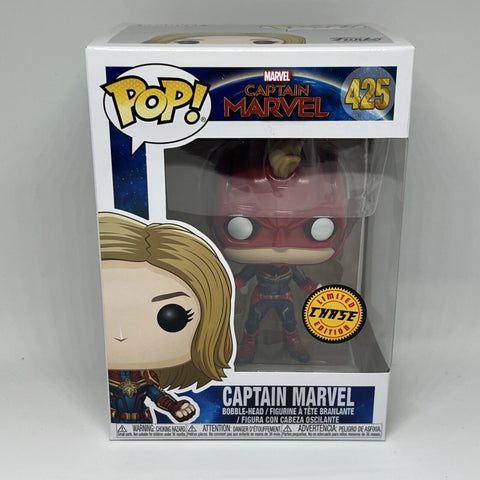 Funko Pop! Marvel Captain Marvel #425 Captain Marvel CHASE EDITION NEW IN BOX