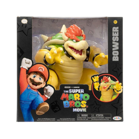 BOWSER The Super Mario Bros. Movie Action Fire Breathing Figure 7"/18cm