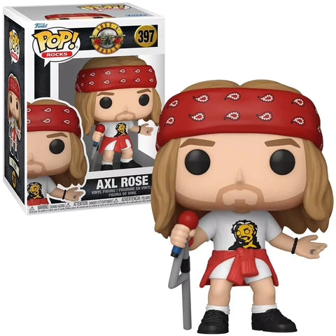 GUNS & ROSES AXL ROSE 1992 3.75" POP ROCKS VINYL FIGURE FUNKO