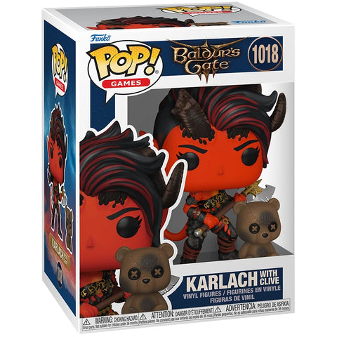 Funko Baldurs Gate 3 Karlach with Clive POP! Games 1018