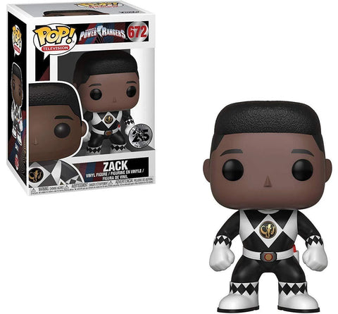 POP! TV Power Rangers Series 7 Zack #672 Vinyl Figure Funko