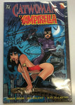Catwoman and Vampirella - Tripple signed with Certificate