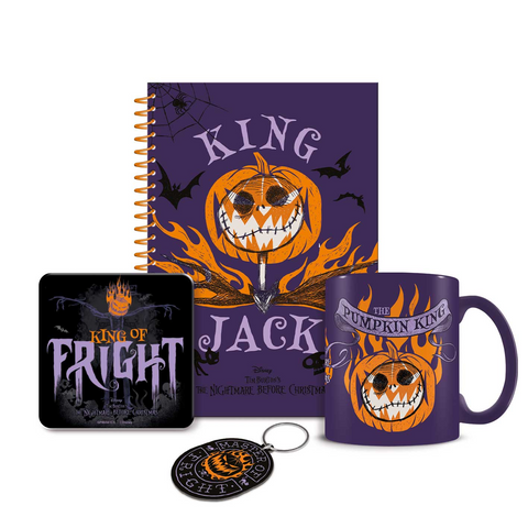 Nightmare Before Christmas Bumper Gift Set Mug Coaster Notebook Key Ring Chain