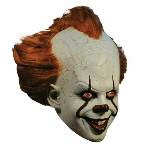 IT Pennywise Clown Deluxe Latex Mask - Official Licenced Trick or Treat Studios